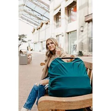 Copper Pearl Multi-Use Cover: Car Seat Covers, Nursing Cover, and Stroller Cover for Sun - Stretchy Fabric, All-Season Use, Stylish Designs, Easy Access for Moms - Jaspar