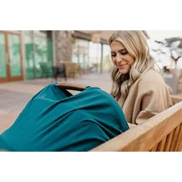 Copper Pearl Multi-Use Cover: Car Seat Covers, Nursing Cover, and Stroller Cover for Sun - Stretchy Fabric, All-Season Use, Stylish Designs, Easy Access for Moms - Jaspar