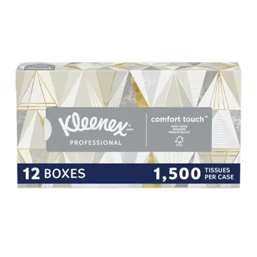Kleenex® Professional Facial Tissue, Bulk (03076), 2-Ply, White, Flat Facial Tissue Boxes for Busin...
