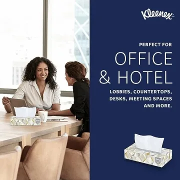 Kleenex® Professional Facial Tissue, Bulk (03076), 2-Ply, White, Flat Facial Tissue Boxes for Business, Convenience Case (125 Tissues/Box, 12 Boxes/Case, 1,500 Tissues/Case)