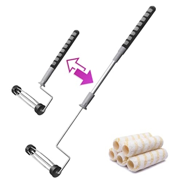 PinStone 6pcs House Paint Roller Kit – Extendable, Adjustable, and Versatile Painting Solution