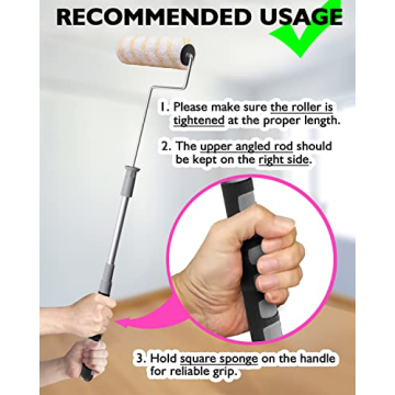 PinStone 6pcs Paint Roller Kit for Easy DIY Painting