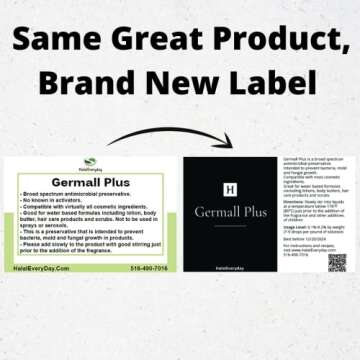 Germall Plus - Clear Liquid - Excellent Natural Broad-Spectrum Preservative. Compatible with most co...