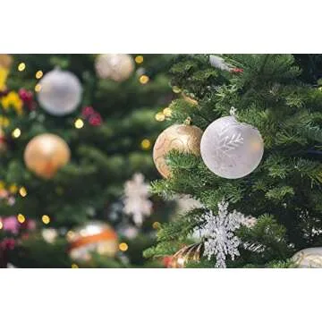 Takuvan 6ft Artificial Pencil Slim Christmas Tree, Includes Metal Stand, Kingswood Fir, Easy Assembly with Hinge