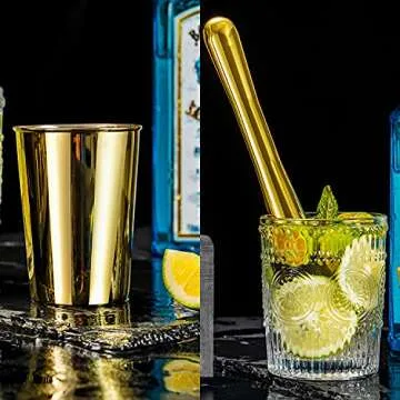 Soing 24-Piece Cocktail Shaker Set for Home Bartending