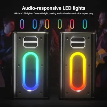 Karaoke Machine with Wireless Mics & Powerful Speaker