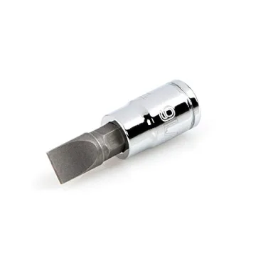 TEKTON 1/4 Inch Drive x 5/16 Inch Slotted Bit Socket for Reliable Performance