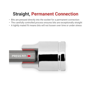TEKTON 1/4" Drive x 5/16" Slotted Bit Socket for Easy Fastening