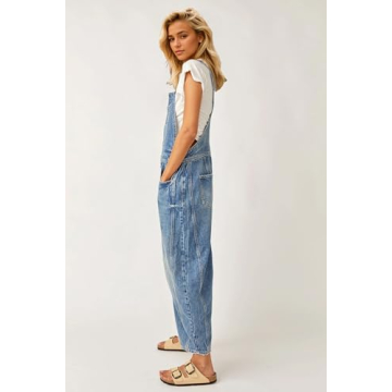 Stylish Ladyful Women's Denim Overall for Casual Elegance