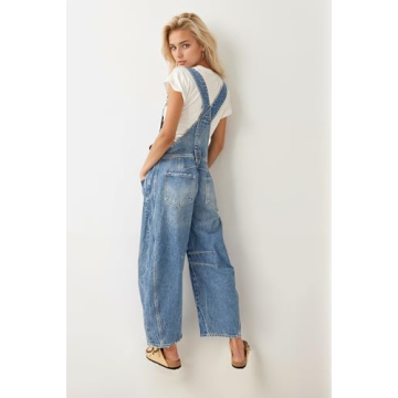 Stylish Ladyful Women's Denim Overall for Casual Elegance