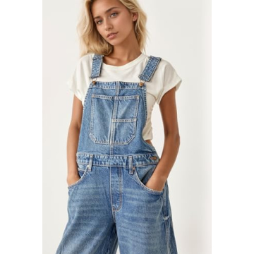 Stylish Ladyful Women's Denim Overall for Casual Elegance
