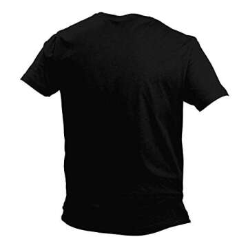 Haase Unlimited Beard Length Ruler - Manly Man Measure Men's T-Shirt (Black, Medium)