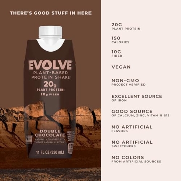 Evolve Plant Based Protein Shake, 20g Vegan Protein, Dairy Free