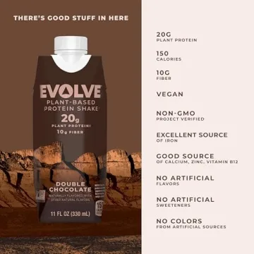 Evolve Plant Based Protein Shake, 20g Vegan Protein, Dairy Free