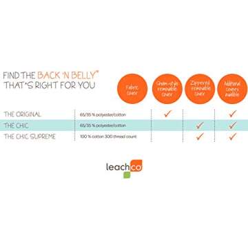 Leachco Back 'N Belly Body Pillow for Expectant Mothers