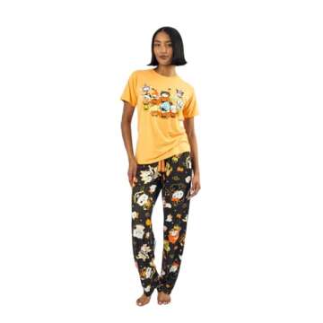Bioworld Hello Kitty & Friends Halloween Lounge Set for Women