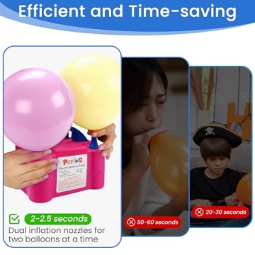 Efficient PCFING Electric Balloon Inflator for Celebrations