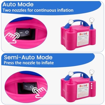 Efficient PCFING Electric Balloon Inflator for Celebrations