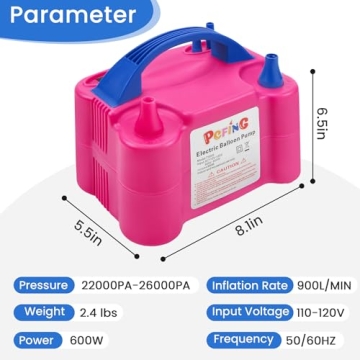 Efficient PCFING Electric Balloon Inflator for Celebrations