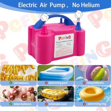 Efficient PCFING Electric Balloon Inflator for Celebrations
