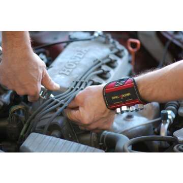 MagnoGrip Magnetic Wristband for Holding Screws, Nails, Drill Bits - Cool Gifts for Men - Super Stro...