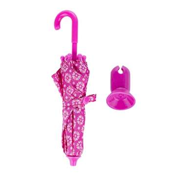 Creative AMEBAE Phone Umbrella with Suction Cup Holder - Pink