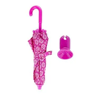 Creative AMEBAE Phone Umbrella with Suction Cup Holder - Pink