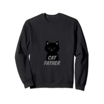 The Cat Father - Cat Dad - Funny Humor - Pet Lover Sweatshirt