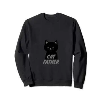 The Cat Father - Cat Dad - Funny Humor - Pet Lover Sweatshirt