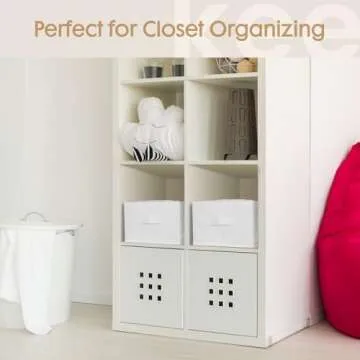Large 6 Pack Clothes Organizer for Closet Storage Solutions
