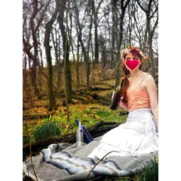 Vivivalue Flower Crown - Boho Flower Headband for Weddings