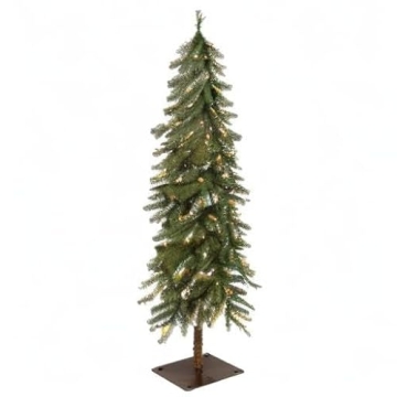 Puleo 6' Pre-Lit Alpine Christmas Tree with 200 Lights