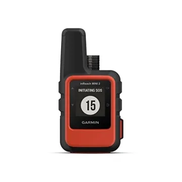 Wearable4U - Garmin inReach Mini 2 Satellite Communicator (Flame Red) with Power Pack Bundle