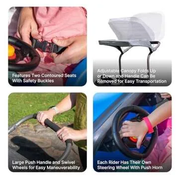 Step2 Side-by-Side Push Around SUV Kids Push Car