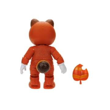 THE SUPER MARIO BROS. MOVIE - 5 Inch Action Figures Series 2 – Tanooki Mario Figure with Leaf Accessory