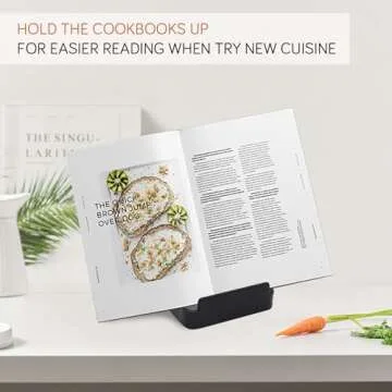 vocheer Pot Lid Holder, Kitchen Organizer Rack Spoon Rest Rack Holder-Lid Stand for Utensils in Kitchen, Black