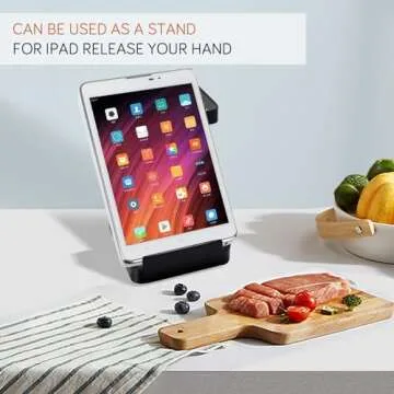 vocheer Pot Lid Holder, Kitchen Organizer Rack Spoon Rest Rack Holder-Lid Stand for Utensils in Kitchen, Black