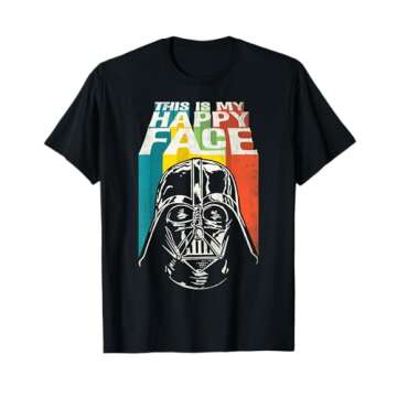 Star Wars Darth Vader This is My Happy Face Funny T-Shirt