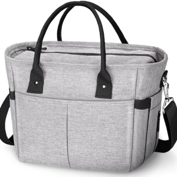 KIPBELIF Stylish Insulated Lunch Bag for Women - Roomy & Functional