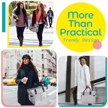 KIPBELIF Stylish Insulated Lunch Bag for Women - Roomy & Functional