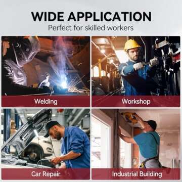 ARCCAPTAIN Reversible Welding Cap, 8 Panel Protective Welders Cap, 10 oz Fireproof Cotton Comforts for Safety and Protection While Welding to Men Women, Black, 7 1/4