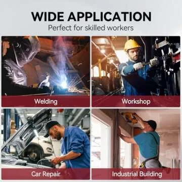 ARCCAPTAIN Reversible Welding Cap, 8 Panel Protective Welders Cap, 10 oz Fireproof Cotton Comforts for Safety and Protection While Welding to Men Women, Black, 7 1/4