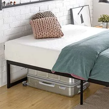 ZINUS Abel Metal Platform Bed Frame, Mattress Foundation with Steel Slat Support, No Box Spring Needed, Easy Assembly, Queen