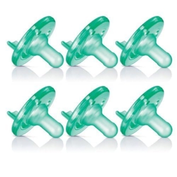 Philips Avent Soothie Pacifier 0-3 Months Green 6 Pack