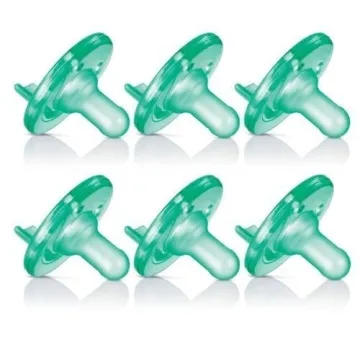 Philips Avent Soothie Pacifier 0-3 Months Green 6 Pack