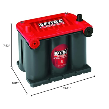 OPTIMA 75/25 RedTop Performance Battery - 720 CCA Reliability
