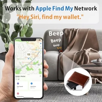 Eelexa Wallet Tracker Card for iPhone - Waterproof Finder