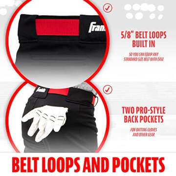 Franklin Sports Youth Classic Knicker Softball Pants