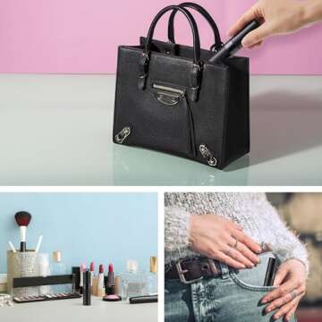 MDDRUIQI 8ML Perfume Travel Refillable Easter Basket Stuffers for Women Adults//Men Portable Perfume Atomizer Bottle Spray Bottles (Balck and Gold,2Pack)[Travel Essentials]