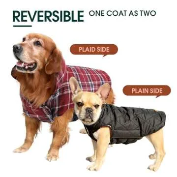 Stylish Kuoser Warm Dog Coat for Cold Weather Protection